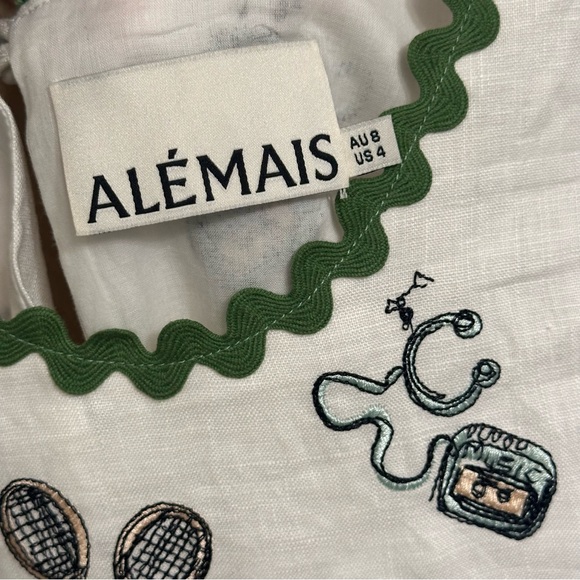 Alemais Play Embroidered Mini Dress